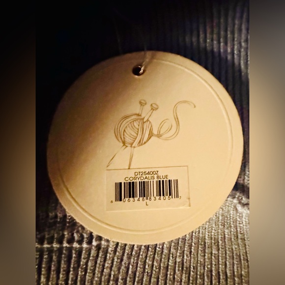 Dictionary Knitwear crop top size L casual Boho retro festival Y2K preppy NWT - Picture 6 of 12